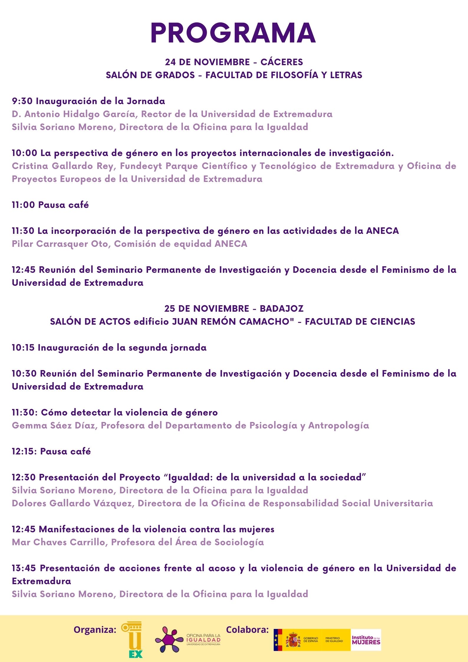 Programa III Jornada investigación y docencia