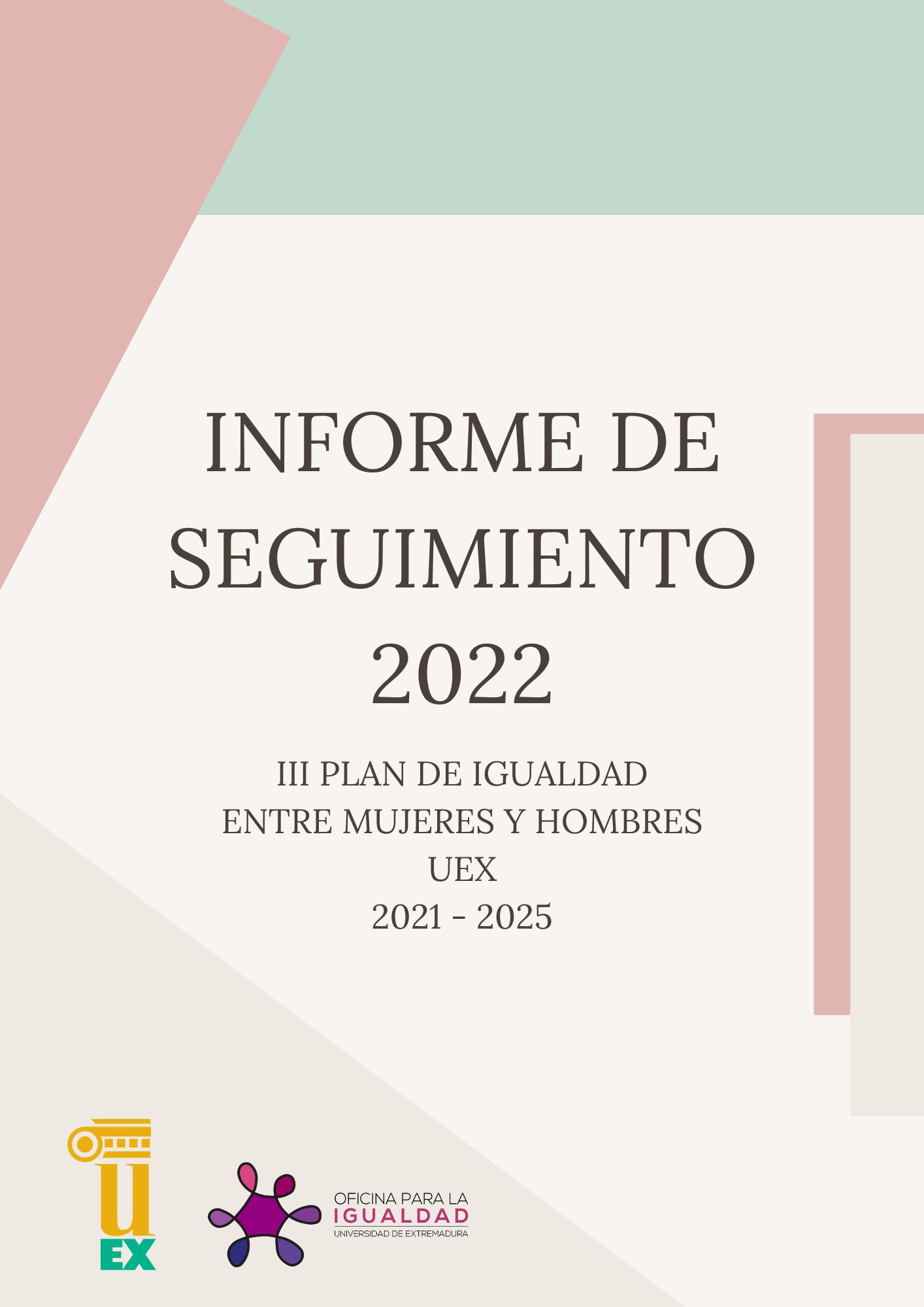 Portada informe seguimiento plan